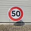 Mega uitklapbaar verkeersbord